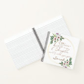 Elegant Floral chic Letters aan dochter Notitieboek (Binnen)