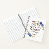 Elegant Floral-chic Letters design Notitieboek (Binnen)