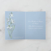 Elegant Floral Christelijk sympathie personalisere Kaart (Binnen)