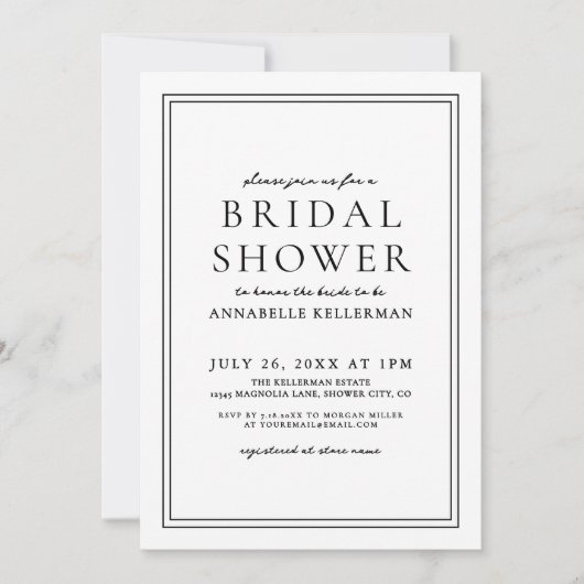 Elegant Floral Citrus Vrijgezellenfeest Kaart (Voorkant)