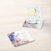 Elegant Floral Coaster Kartonnen Onderzetters (Insitu)