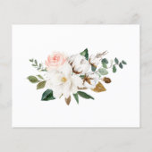 Elegant Floral Cooking Recipards (Achterkant)