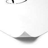 Elegant Floral Cowgirl Boots Vrijgezellenfeest Wel Poster (Hoek)