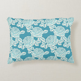 Elegant Floral Cushion with Vintage Charm Accent Kussen