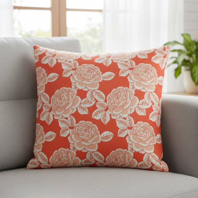 Elegant Floral Cushion with Vintage Charm Kussen (Creator heeft geüpload)