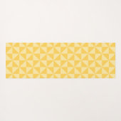 Elegant Floral Cute Girly Boho Yellow Sunflower Yogamat (Achterkant (horizontaal))