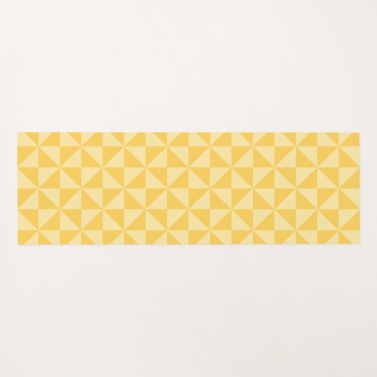 Elegant Floral Cute Girly Boho Yellow Sunflower Yogamat (Achterkant (horizontaal))