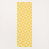 Elegant Floral Cute Girly Boho Yellow Sunflower Yogamat (Achterkant)