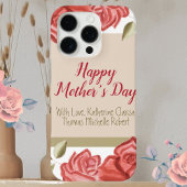 Elegant Floral Cute Modern Moederdag Case-Mate iPhone Case