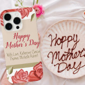 Elegant Floral Cute Modern Moederdag Case-Mate iPhone Case