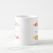 Elegant Floral de heer & Mrs Wedding | Mok (Center)