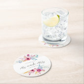 Elegant Floral de heer & Mrs Wedding | Onderzetter (Insitu)