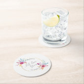 Elegant Floral de heer & Mrs Wedding | Onderzetter (Insitu)