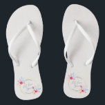 Elegant Floral de heer & Mrs Wedding | Teenslipper Teenslippers<br><div class="desc">Voor verdere aanpassing, te klikken gelieve de knoop "aanpassen"en ons ontwerphulpmiddel te gebruiken om deze sjabloon te wijzigen. Als de opties beschikbaar zijn, kunt u tekst en afbeelding veranderen door eenvoudig op "te klikken geef/verwijder Tekst of Afbeelding hier"uit en voeg uw toe. Als u wilt dat dit ontwerp aan een...</div>