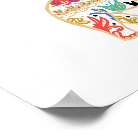 Elegant Floral Decorative Elephant Nursery Poster (Hoek)