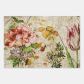 Elegant Floral Decoupage Inpakpapier Vel (Voorkant 2)