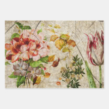 Elegant Floral Decoupage