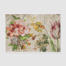 Elegant Floral Decoupage