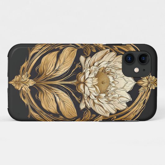 Elegant Floral Design Case-Mate iPhone Case (Achterkant (horizontaal))