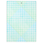 Elegant Floral Design Cliboard Klembord (Achterkant)