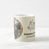 Elegant Floral Design for Bridesmaid Gifts Koffiemok (Center)