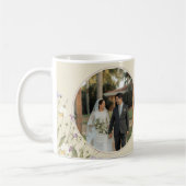 Elegant Floral Design for Bridesmaid Gifts Koffiemok (Links)