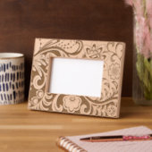 Elegant Floral Design Gegraveerde Lijstjes (Links)