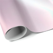 Elegant Floral Design Glossy Cadeaupapier (Rol Hoek)