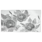 Elegant Floral Design in grijs Kussensloop (Voorkant-Links)