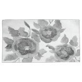 Elegant Floral Design in grijs Kussensloop (Voorkant-Rechts)