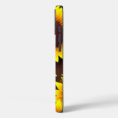 Elegant Floral Design iPhone Case (Achterkant / Links)