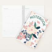 Elegant Floral Design – Navy Blue, Pink & Beige Ha Planner (Display)