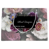 Elegant Floral Designer Custom Groot Cadeauzakje (Voorkant)