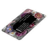 Elegant Floral Designer Custom Magneet (Linkerzijde)