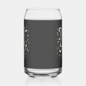 Elegant Floral "Don't Give Up!" Motivational Blikvorm Glas (Links)