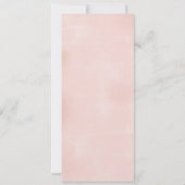 Elegant Floral Dress Quinceanera Menu Kaart (Achterkant)