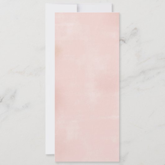 Elegant Floral Dress Quinceanera Menu Kaart (Achterkant)