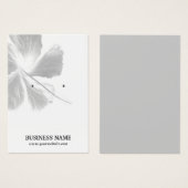 Elegant Floral Earring Display Holder Visitekaartje (Voorkant /achterkant)