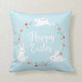 Elegant Floral Easter Bunny | Sierkussen