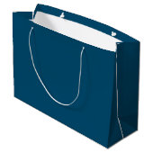 Elegant Floral Easter Large Gift Bag Groot Cadeauzakje (Achterkant Gekanteld)