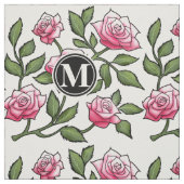Elegant Floral en Monogram Stof (Swatch)