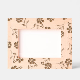 Elegant Floral Engraved Frame Design for Decor Gegraveerde Lijstjes