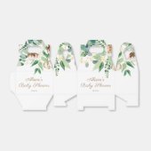 Elegant Floral Eucalyptus Greenery Baby shower Bedankdoosjes (Uitgevouwen)