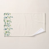 Elegant Floral Eucalyptus Off White Bad Handdoek (Handdoek)