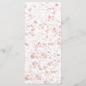 Elegant Floral Eucalyptus Wedding Menu (Achterkant)