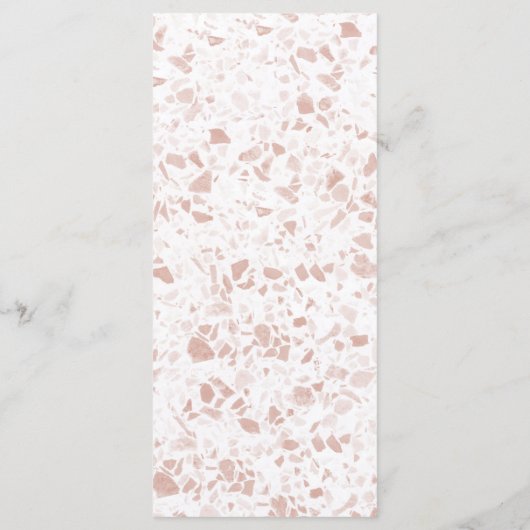 Elegant Floral Eucalyptus Wedding Menu (Achterkant)