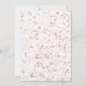 Elegant Floral Eucalyptus Wedding Save the Date (Achterkant)