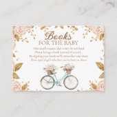 Elegant Floral  Fietsboek Aanvraag Informatiekaartje (Voorkant)