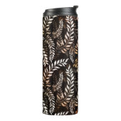 Elegant Floral Foliage Thermosbeker (Gedraaid links)