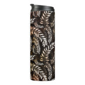 Elegant Floral Foliage Thermosbeker (Geroteerd rechts)